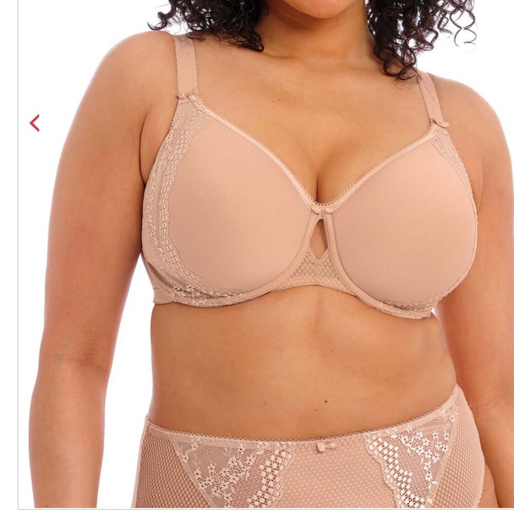 Elomi "Charley" bandless spacer molded bra size 42i I (6D) EUC